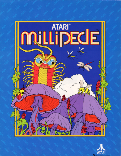 Millipede Arcade Game Cover